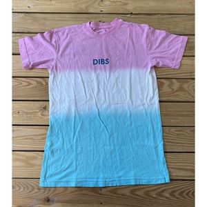 DIBS Men’s Ombre Striped Graphic T Shirt XS